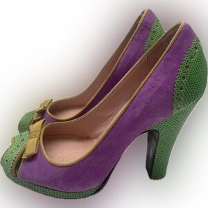 Marc Jacob’s size 5 Mardi Gras heels